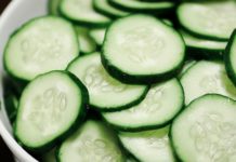 O refrescante pepino