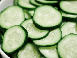 O refrescante pepino