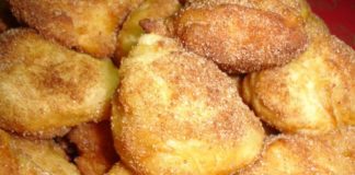 Receita das tradicionais filhoses da beira litoral, doce típico do Natal