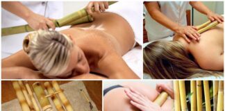 Massagem com bambus