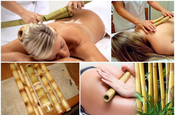 Massagem com bambus