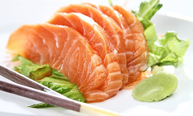 Salmão: O peixe para as crianças Salmão