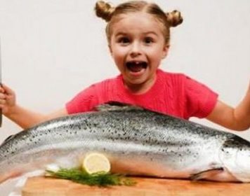 Crianças e o consumo de peixe