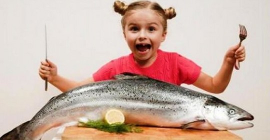 Crianças e o consumo de peixe