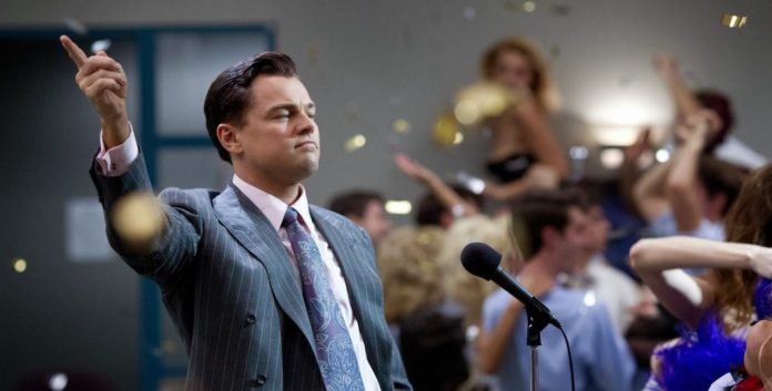 O lobo de Wall Street com Leonardo DiCaprio