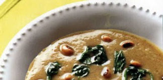 Receita de Sopa de feijão frade