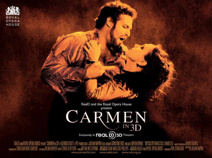 Carmen 3D um filme de Julian Napier