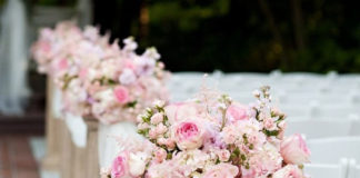 Escolher as flores do casamento