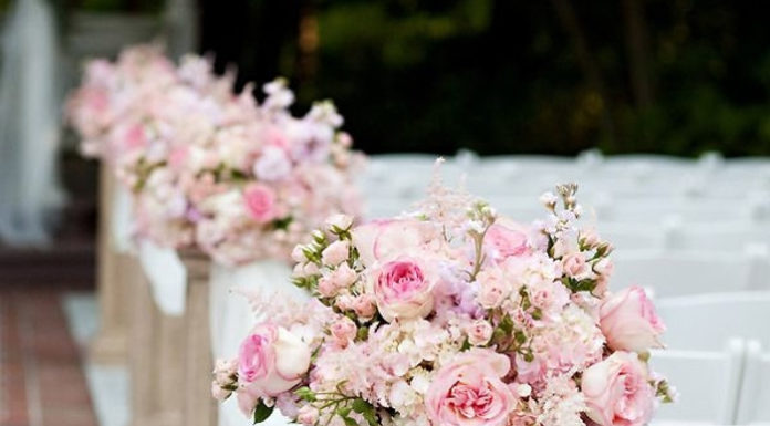 Escolher as flores do casamento