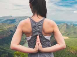 Posição de yoga