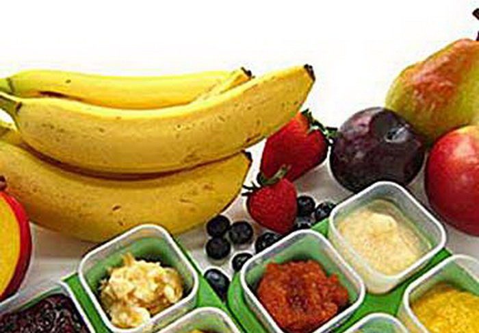 Frutas para bebés - tabela de introdução mês a mês