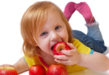 Lanche saudável para crianças entre 1-3 anos