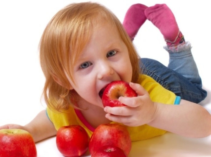 Lanche saudável para crianças entre 1-3 anos