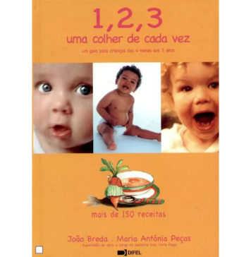 1, 2, 3 uma colher de cada vez