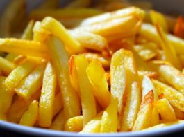 Comer gorduras - batatas fritas