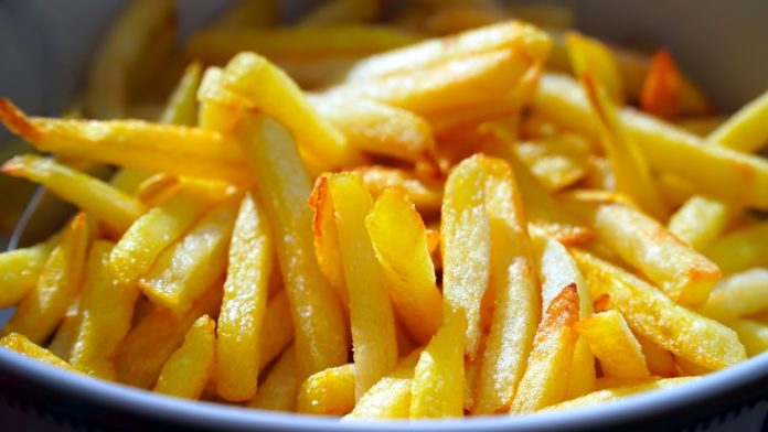 Comer gorduras - batatas fritas