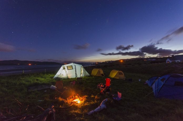 O prazer de acampar