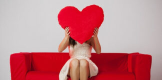 Uma rapariga solteira no Dia de São Valentim