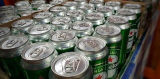 Precauções com bebidas enlatadas