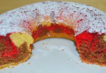 Receita do Bolo de 3 cores, com 3 sabores diferentes