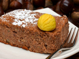 Receita de Bolo de castanhas