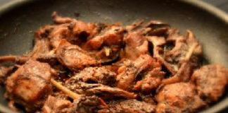 Receita de coelho frito