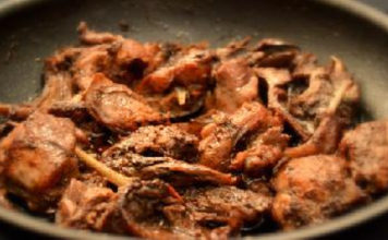 Receita de coelho frito