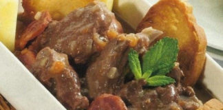 Ensopado à pastora de borrego