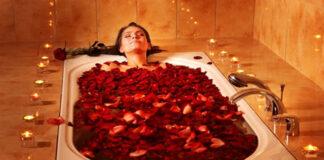 Experimente os segredos do banho aromático