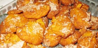 Receita de Filhós de abóbora menina