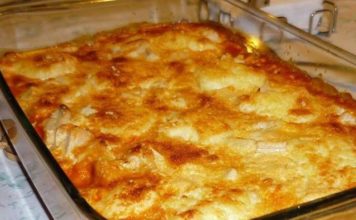 Frango com natas no forno