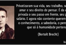 FRase de Bertolt Brecht