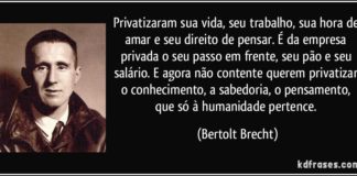 FRase de Bertolt Brecht