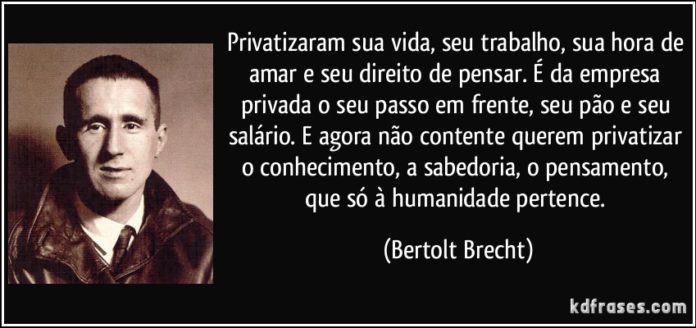 FRase de Bertolt Brecht