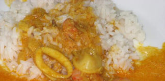 Lulas de caril à indiana