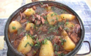 Receita de Polvo guisado