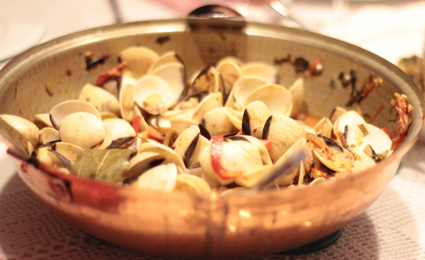 Receita de Amêijoas na cataplana