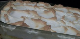 Merengue de banana à moda dos Açores