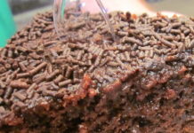 Receita de Bolo Brigadeiro