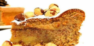 Receita de Bolo de avelãs