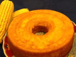 Bolo de Milho no liquidificador simples