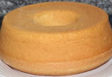 Receita de Bolo de água