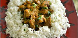 Receita de Caril de vitela á indiana.