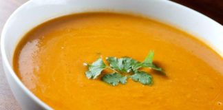 Receita de Creme de abóbora