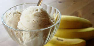 Receita de Gelado caseiro de banana