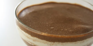 Receita de Mousse de chocolate em camadas