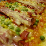 Receita de PIzza Pimentos e Bacon