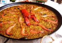 Receita de Paella valenciana ou arroz á valenciana