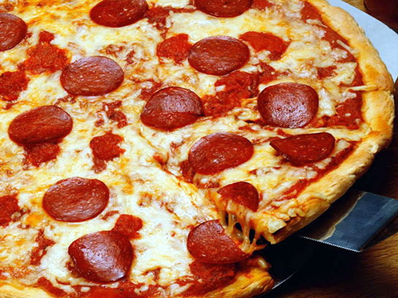 Receita de pizza pepperoni