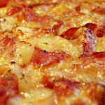 Receita de Pizza de bacon e ananás